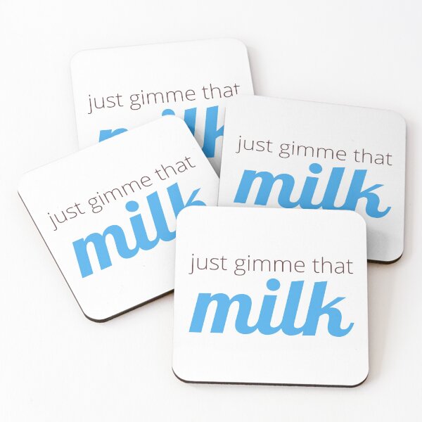Item preview, Just Gimme That Milk (The Milk Song) designed and sold by waddlingdoodles.
