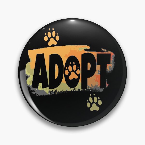 Artikelvorschau, Adopt Dogs Brushstroke Graphic entworfen und verkauft von ALW951.