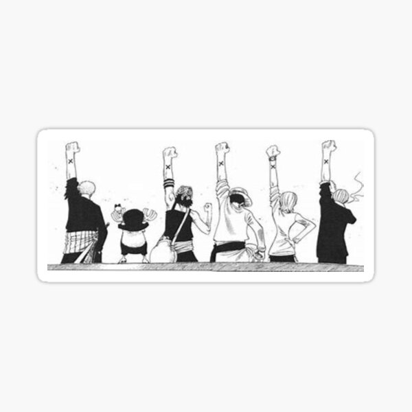 Strohhüte in Schwarz-Weiß Sticker