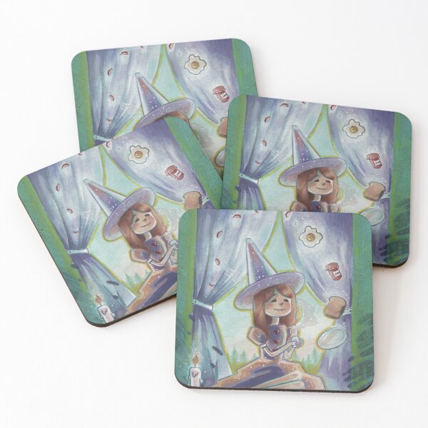 Item preview, Little Witch Making Breakfast designed and sold by Annabelle Pullen.