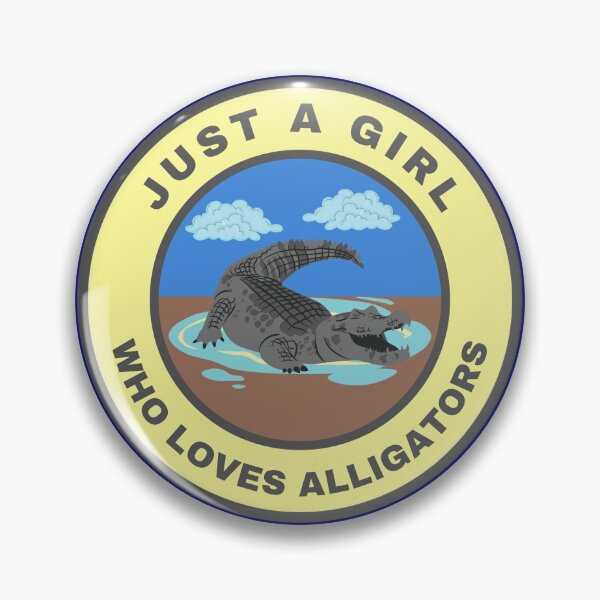 Item preview, Just a girl who loves Alligators designed and sold by fev-rocks.