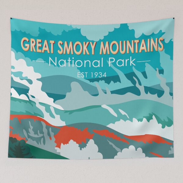 Item preview, Great Smoky Mountains National Park Vintage designed and sold by KrisSidDesigns.