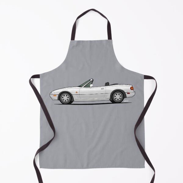 Artikelvorschau, NA MX-5 / Eunos / Miata Einzelzeichnung WEISS entworfen und verkauft von RJWautographics.