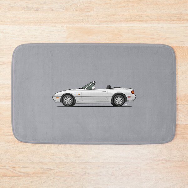 Artikelvorschau, NA MX-5 / Eunos / Miata Einzelzeichnung WEISS entworfen und verkauft von RJWautographics.