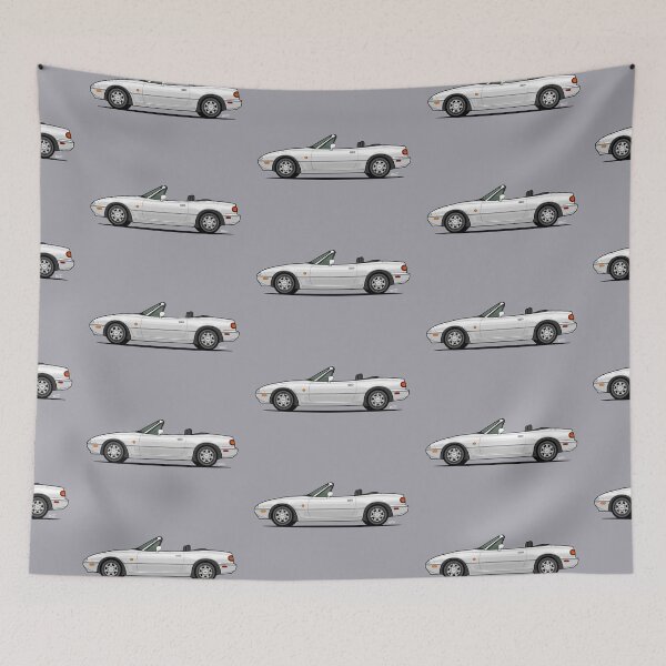 Item preview, NA MX-5 / Eunos / Miata single drawing WHITE designed and sold by RJWautographics.