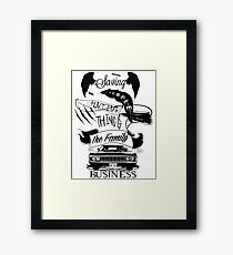 The Family Business Framed Print