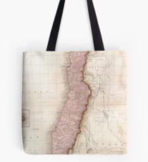 Vintage Map of Chile (1818) Tote Bag