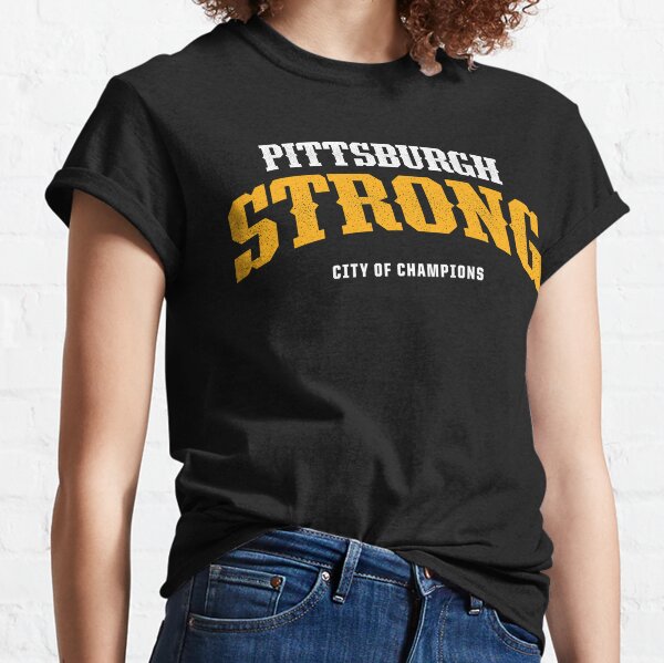 Pittsburgh Is Stronger Than Cancer | Vintage Pittsburgh Tee | Pittsburgh Hockey Tee | Steel City | Steelers | XS/Black | Pittsburgh Gifts