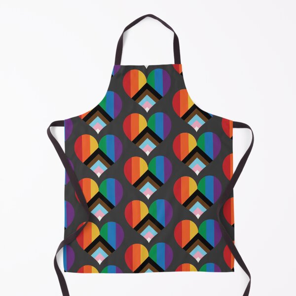 Item preview, Gay Pride Flag Heart - Rebooted Progress Pride - Transgender - BIPOC designed and sold by UBUCO.