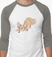 Little Fennec Fox Men's Baseball ¾ T-Shirt