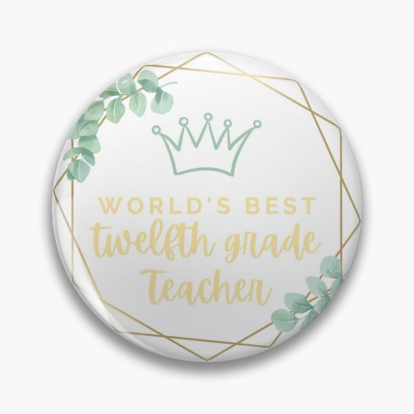 Item preview, World's Best Twelfth Grade Teacher  designed and sold by Cyn2460.