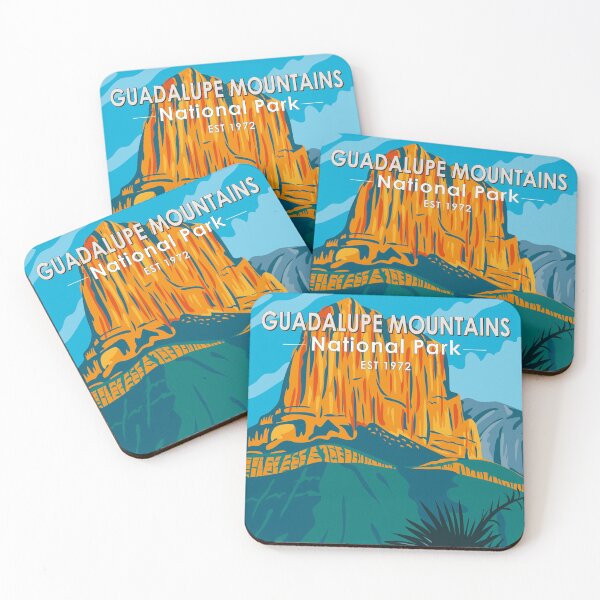 Item preview, Guadalupe Mountains National Park Texas Vintage designed and sold by KrisSidDesigns.