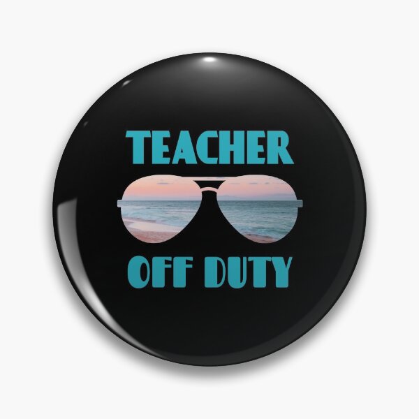 Item preview, Teacher Off Duty, Sunglasses, Sunset, Beach, Ocean designed and sold by DataAndBeyond.