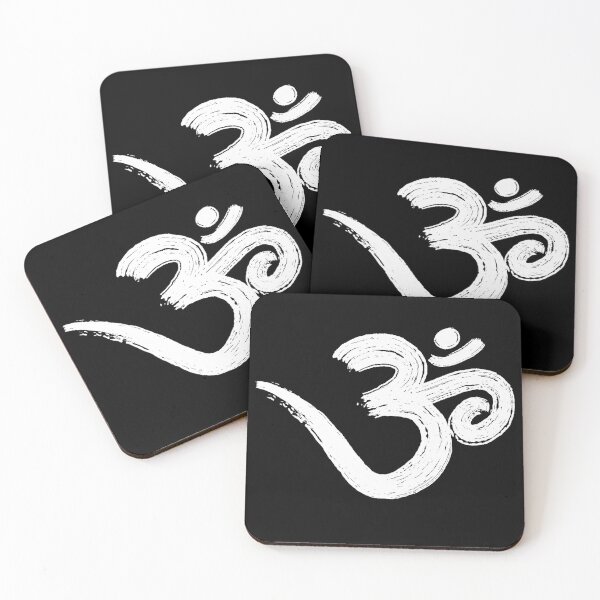 Item preview, Om Shanti brushstroke look designed and sold by lialeaf.