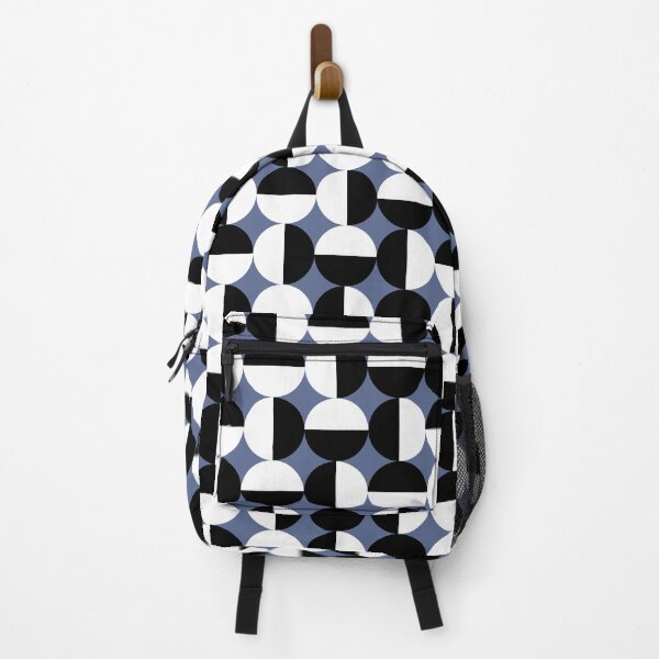 Item preview, Blue Geometric Retro Pattern designed and sold by Sabina Wiltshire.