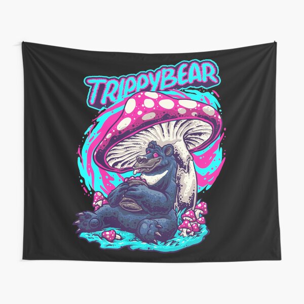 TRIPPY BEAR Tapestry