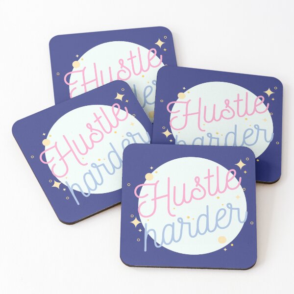 Item preview, Hustle harder designed and sold by Aura __Print.