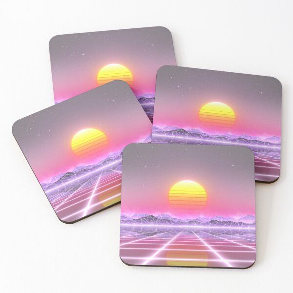 Item preview, 80s retro sun in synthwave landscape (Lilac/Purple/Pink) designed and sold by Gaia Dream Creation.