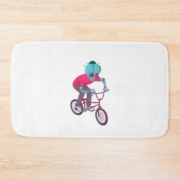 Item preview, Bicycling - Alien Brain Cartoon designed and sold by NoelNimmad.