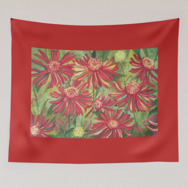 Item preview, Watercolor: Autumn Helenias designed and sold by Delphine HIBOU.