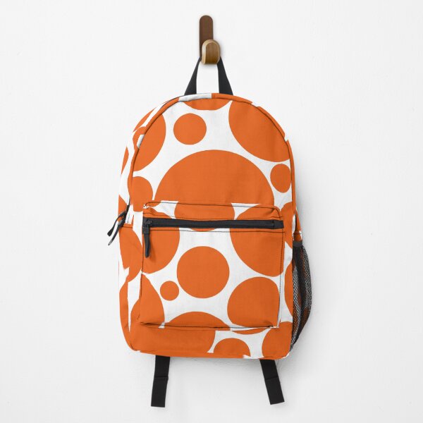 Item preview, Mod Dots Pattern in Burnt Orange and White designed and sold by kierkegaard.