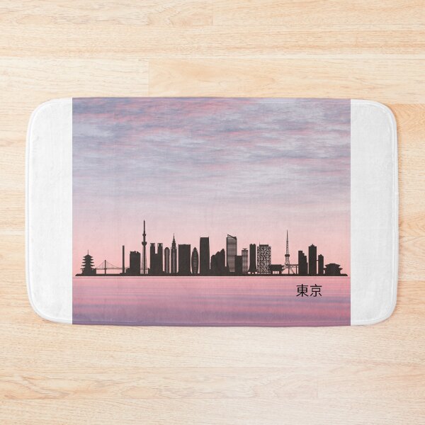Item preview, Pink Tokyo Skyline designed and sold by KawaiiForAll.