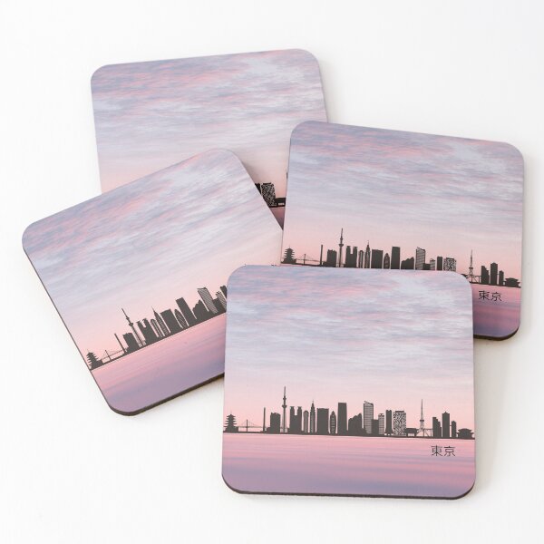 Item preview, Pink Tokyo Skyline designed and sold by KawaiiForAll.