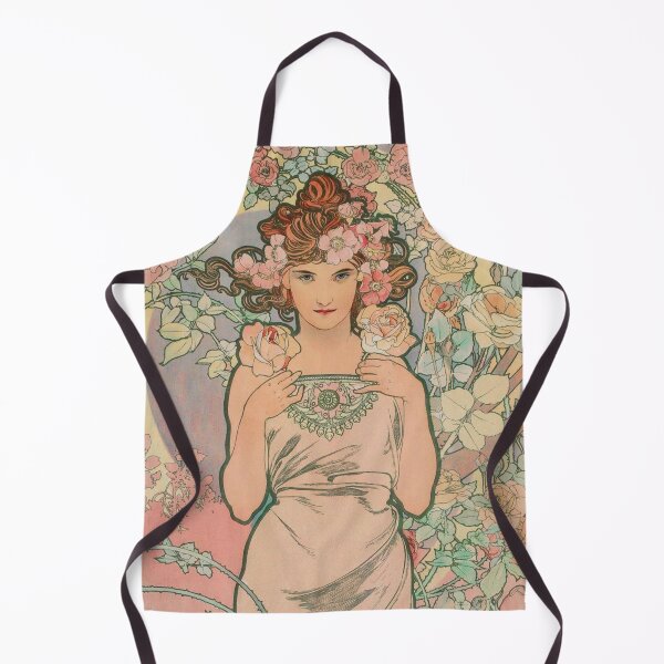 Item preview, Rose (1898) from The Flowers Series by Alphonse Mucha / HD designed and sold by Antiquated Art.