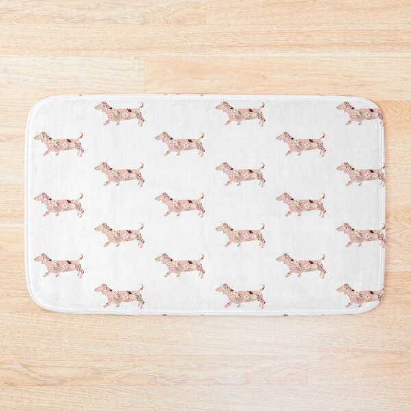 Item preview, Pink Floral Dachshund designed and sold by Etherfolk.