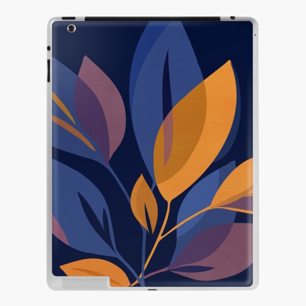 Scorpio Dark Abstract Floral iPad Skin