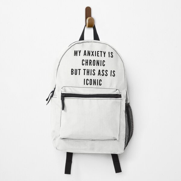 Artikelvorschau, Meine Angst ist chronisch, aber dieser Arsch ist eine Ikone herrisch frech badass inspirierend Zitat Motivationsslogans starke Frauen wild edel Leben Motto minimalistische kurze Worte Zitate Positivität Sprüche 6 entworfen und verkauft von Inside Head.