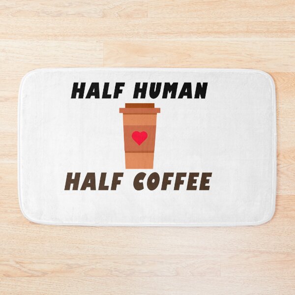 Item preview,  Half Human Half Coffee - Funny Coffee  designed and sold by Yasmine khalifa.