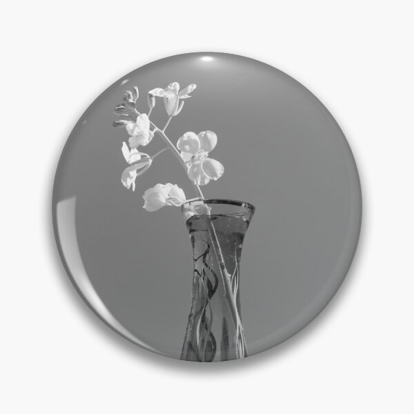 Item preview, Gai Lan Flowers BW designed and sold by Elisabeth Lucas.