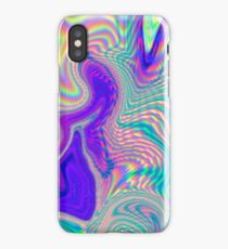 Purple Holographic Pattern iPhone Case/Skin