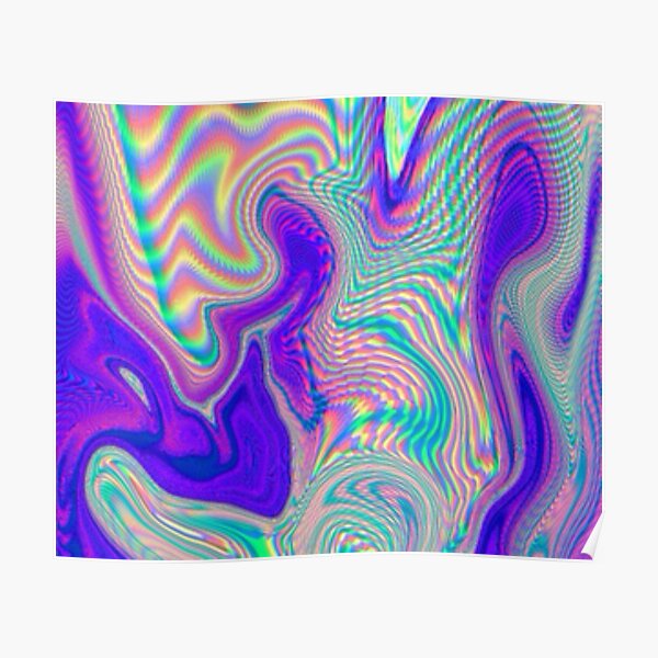 Holographic Posters Redbubble