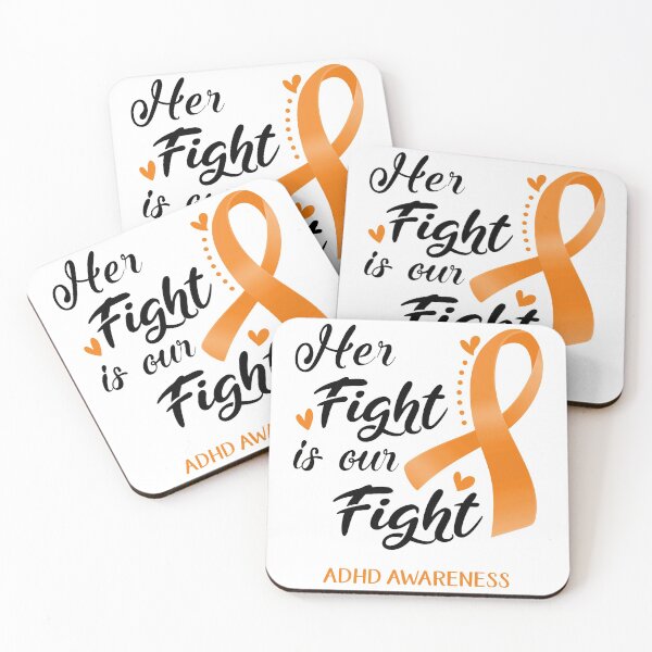 Item preview, Her Fight Is Our Fight ADHD Awareness designed and sold by hvoid41.