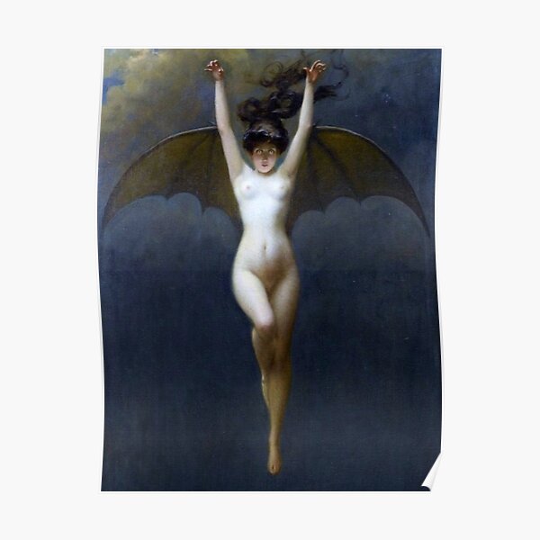 THE BAT WOMAN - ALBERT JOSEPH PENOT Poster