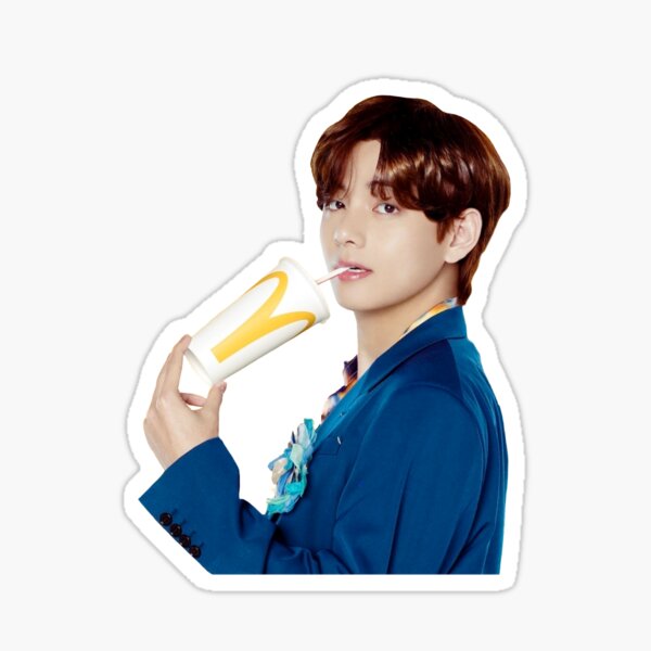 BTS x McDonalds "V" Sticker