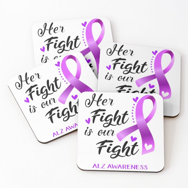 Item preview, Her Fight Is Our Fight ALZ Awareness designed and sold by hvoid41.