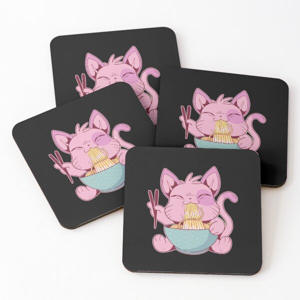 Item preview, Kawaii Pastel Goth Cute Ramen Cat Anime Japanese designed and sold by PinkyTree.
