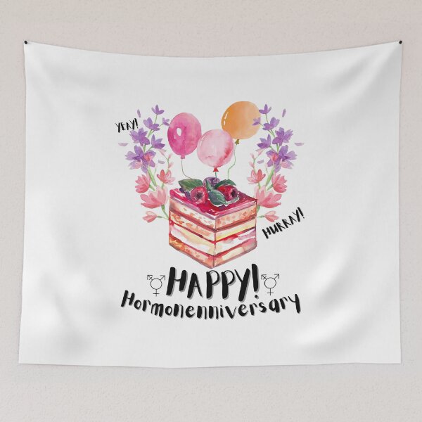 Item preview, Happy Hormonenniversary - Hormone Replacement Therapy Celebration designed and sold by Koiboi11.