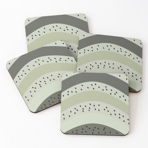 Item preview, sage green polka dots rainbow designed and sold by Northendesigns.