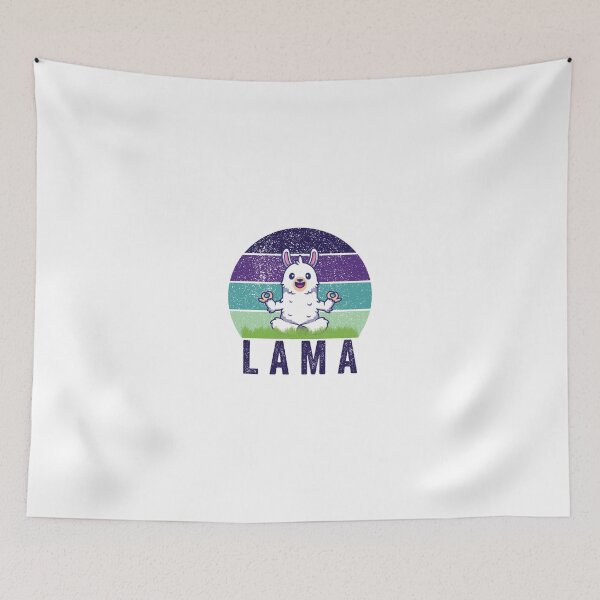 Item preview, Linda llama haciendo yoga designed and sold by CometDesign.