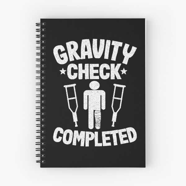 Item preview, Gravity Check Completed Get Well Soon Broken Leg designed and sold by Stronzi.