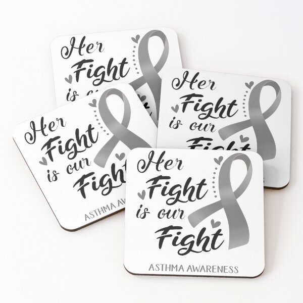Item preview, Her Fight Is Our Fight Asthma Awareness designed and sold by hvoid41.