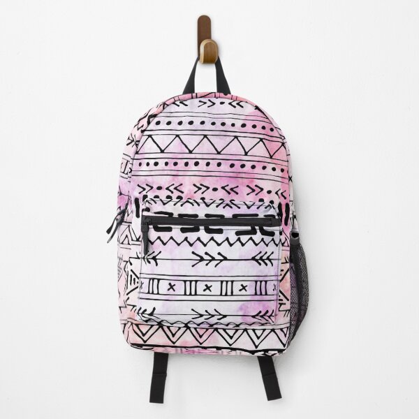 Item preview, Pink Watercolor Aztec Pattern  designed and sold by Designs By YL.