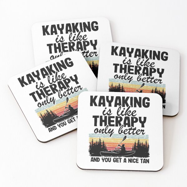 Item preview, Kayaking Is Like Therapy Funny Kayak Paddling Gift designed and sold by Stronzi.