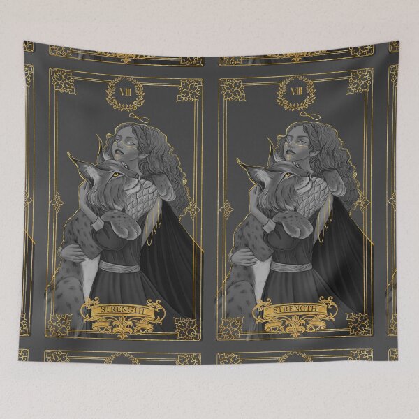 Item preview, Tarot Card: Strenght designed and sold by ⋆⭒˚.⋆ Melinore Noctua ⋆⭒˚.⋆.