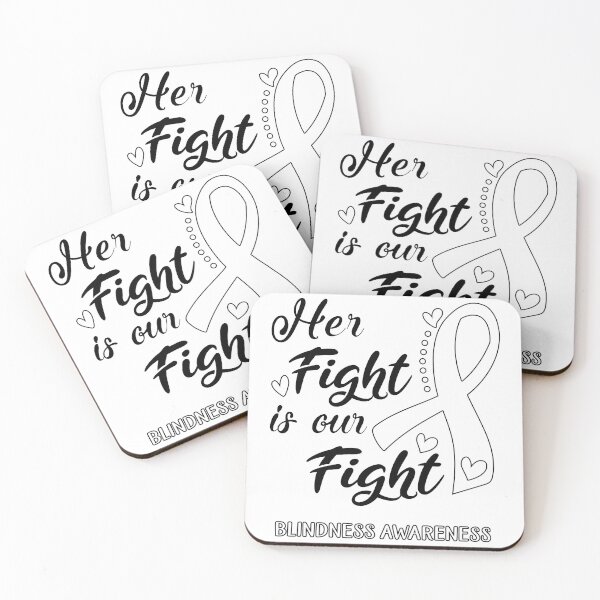 Item preview, Her Fight Is Our Fight Blindness Awareness designed and sold by hvoid41.