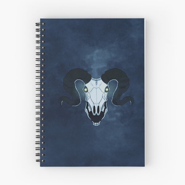 Item preview, Blue Deer Skull designed and sold by minamorsart.